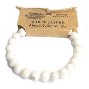 Power Bracelet - White Jasper - Hira Online